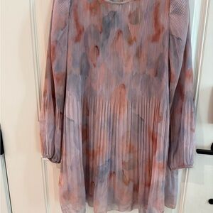 Aritzia Wilfred Pleated Lined Daydreamer Mini Dress Size S